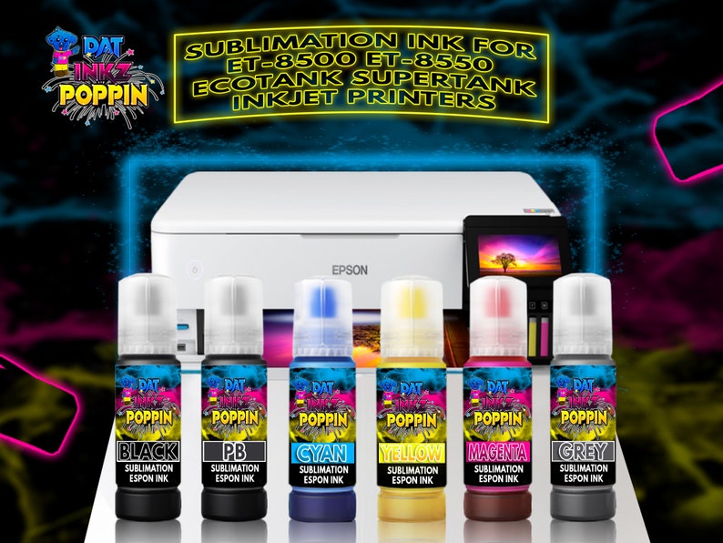 EPSON ECOTANK ET 8550 85ml Sublimation Ink | Etsy Singapore