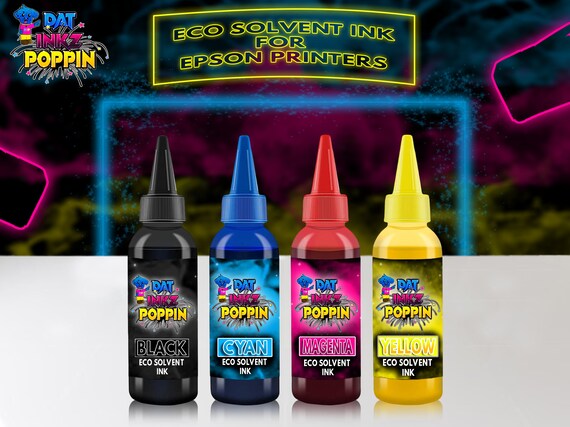 Eco Solvent Ink: CMYK Refill Set for ET & WF Printers