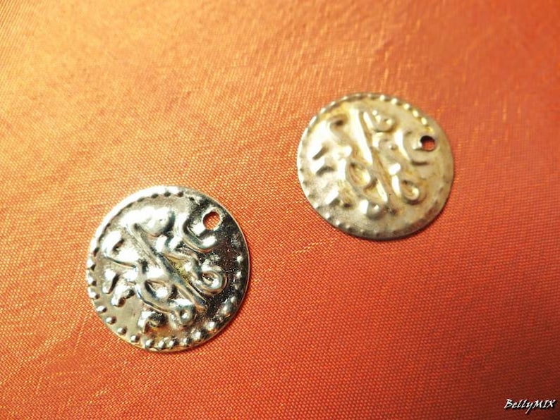 100 Gold/Silver Coins...Real Brass Belly Dance Hip Scarf Accessories Belt Costume Coin Beads image 6