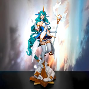 League of Legends - Star Guardian Soraka Action Figure | Model by Sirihitti | 3D Printed Garage Kit