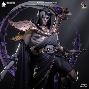 Hades – Thanatos Action Figure | Model by Bulkamancer Sculpts | 3D Printed Garage Kit