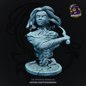Elden Ring - Melina Bust Version Action Figure | Model by Bulkamancer Sculpts | 3D Printed Garage Kit