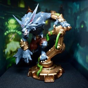 Singed League of Legends Custom Collectible Hand-painted 3d Printed Resin  Figurine. 