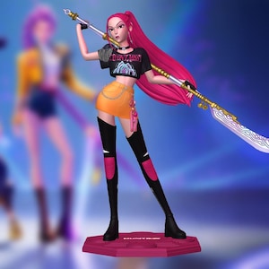 K-POP Demon Hunters – Mira Action Figure | Model by Aarome_Art | 3D Printed Resin Garage Kit