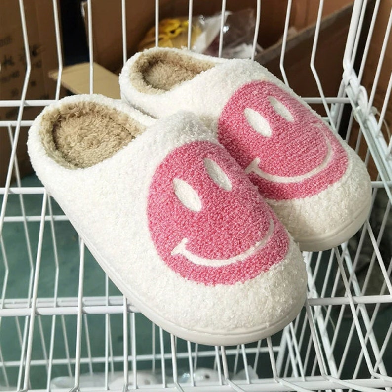 smiley face slippers amazon