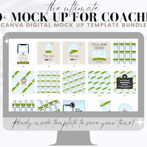 50+ Canva-mallmodeller för coacher, kursskapare, digital produktmodell, Canva-mallmodellpaket, onlinekursmodell bild 8