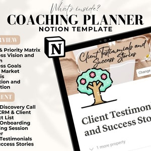 Notion Template, Coaching Template, Client Portal, Coaching Business, Coaching Session, Client Onboarding, Online Course, Training Material, Life Coach, Coaching Worksheet, Notion Planner, Notion Business, Personalized Gifts