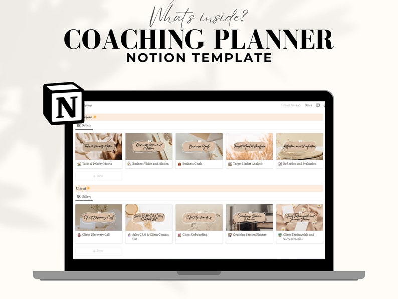 Coaching Client, Client Portal, Notion Template, Coaching Program, Client Management, Coaching Resources, Goal Setting, Client Progress, Personal Development, Client Engagement, Coaching Tools, Client Onboarding, Client Homework, Personalized Gifts