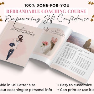 Self Confidence Brandable Workbook Done for You Course Self Esteem ...