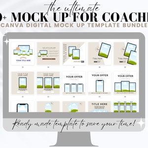 50+ Canva-mallmodeller för coacher, kursskapare, digital produktmodell, Canva-mallmodellpaket, onlinekursmodell bild 7