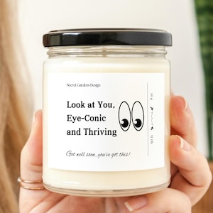 Eye Surgery Gift Idea, Laser Eye Operation Recovery Candle, Funny Cataract Surgery Care Gift, LASIK Surgery Present, Ophthalmology Gift