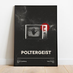 Poltergeist (1982) - Movie Film Poster Print - Poster Design - Classic Horror Film Posters