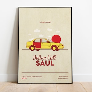 Better Call Saul Poster Print - Tv Series Poster Art - Better Call Saul Modern Poster - Poster Wall Art - Braking Bad Lovers