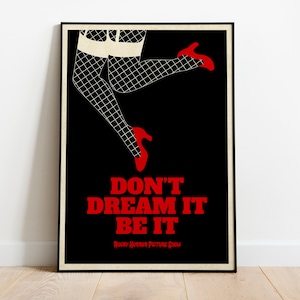 Non sognarlo. Siilo - Rocky Horror Picture Show / Stampa artistica / A4, A3, A2 / Moderno, Poster del film