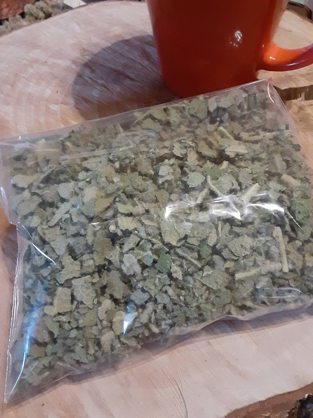 NC Mullein Herb Dried Cut Leaves Loose Leaf Tea 1 Oz Bag Verbascum