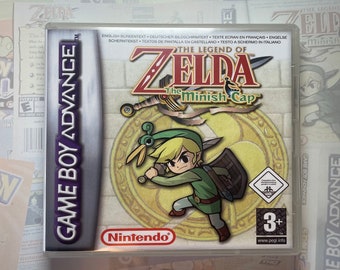 Zelda Minish Cap GBA Box Art for Clear DS Case (Print Only)