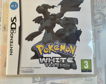 Pokemon White DS Box Art for Clear Case (Print Only)