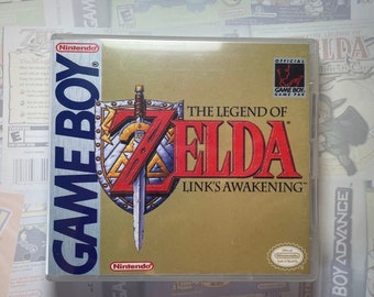 Zelda Link’s Awakening GB Box Art for Clear DS Case (Print Only)