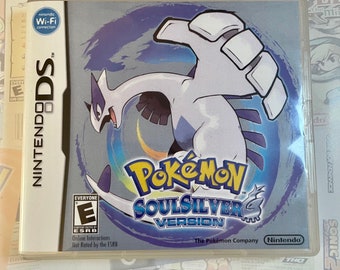 Pokemon SoulSilver DS Box Art for Clear Case (Print Only)