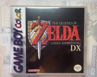 Zelda Link’s Awakening DX GBC Box Art for Clear DS Case (Print Only)