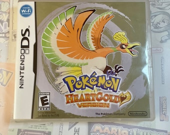 Pokemon HeartGold DS Box Art for Clear Case (Print Only)