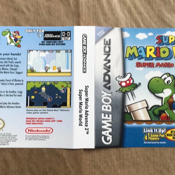 Ds Style Box Art For Gba Game Print Only No Case Or Game Etsy