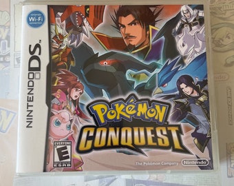 Pokemon Conquest DS Box Art for Clear Case (Print Only)