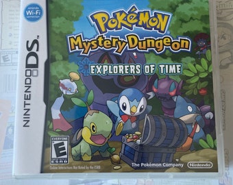 Pokemon Mystery Dungeon Explorers of Time DS Box Art for Clear Case (Print Only)