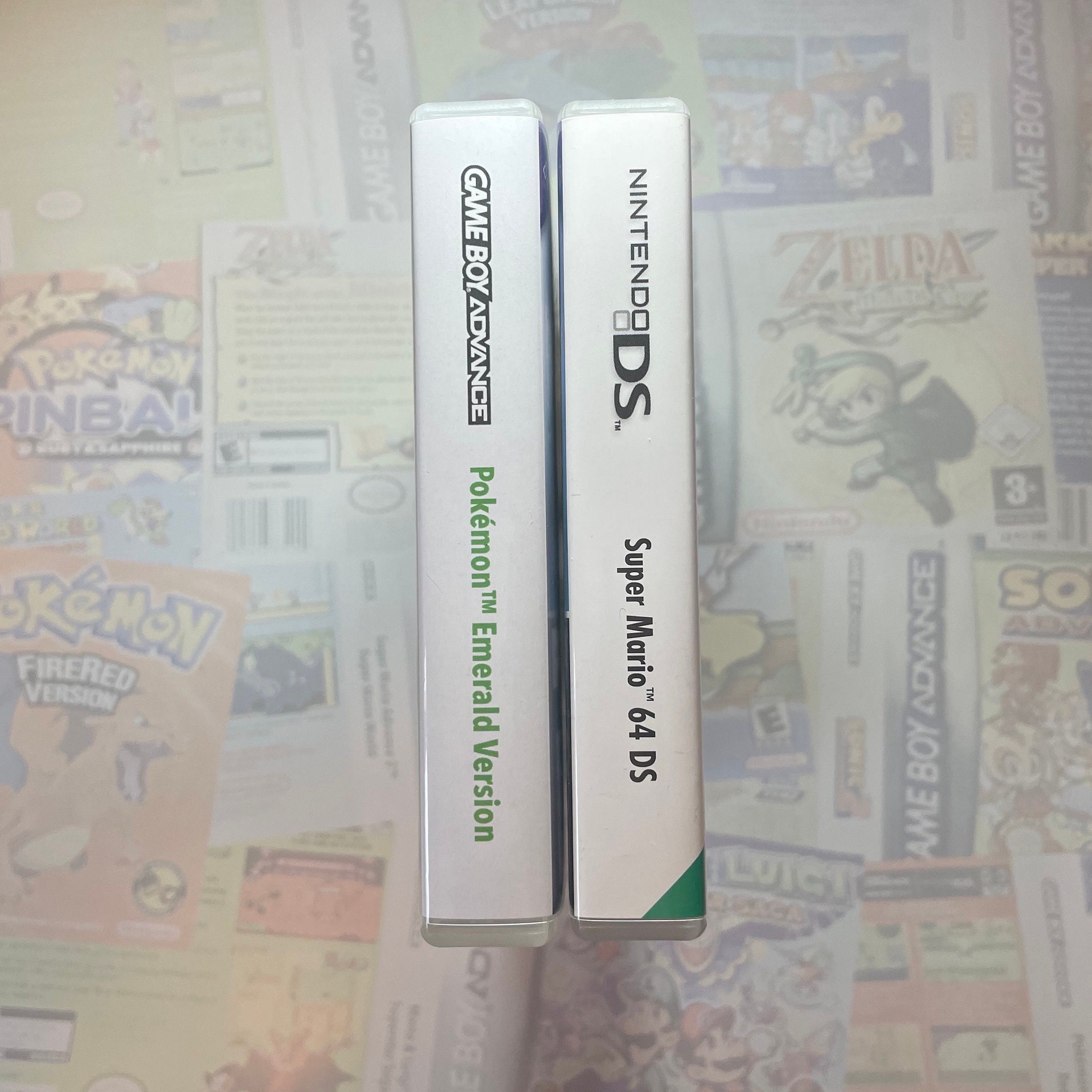 Pokemon Emerald GBA Box Art for Clear DS Case (print Only Pokemon Emerald GBA Box Art for Clear DS Case (print Only