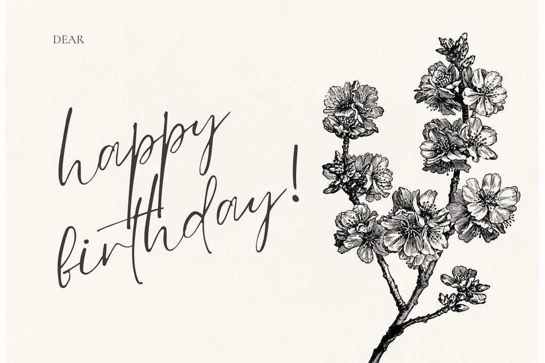 Flowery Birthday Card - Cards, Birthday, Stationary, Birthday Cards ...