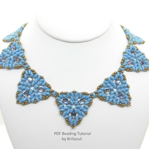 PDF Arkana tutorial, necklace beading tutorial, beadweaving tutorial, bead patAnkara beading pattern, superduo pattern, superduo tutorial