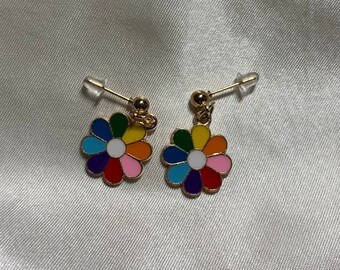 Takashi Murakami Flower Necklace and Earrings Set hobicore