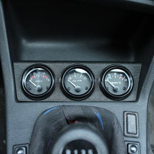 BMW E30 Gauge Pod - Three 2 1/16&quot; Gauges