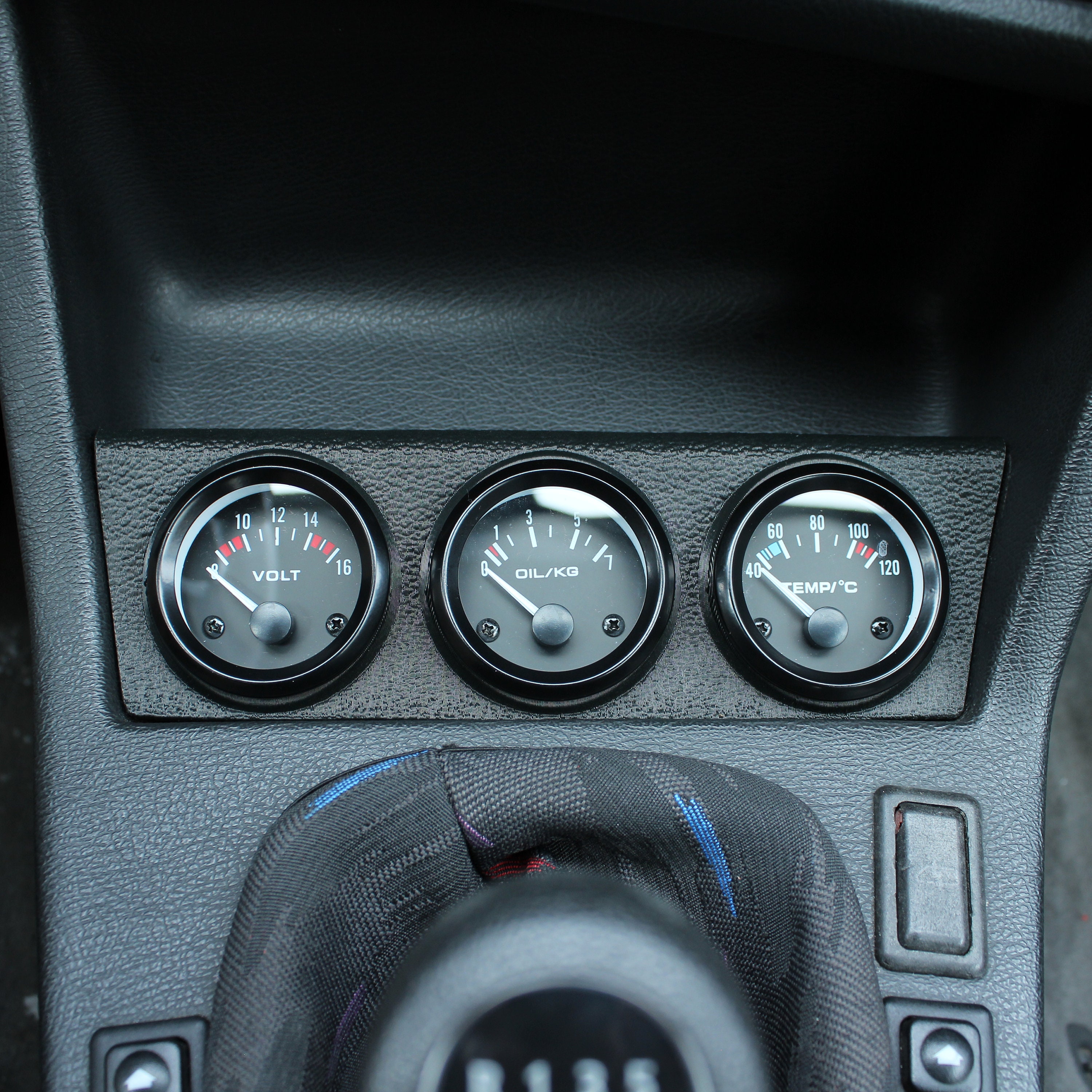 BMW E30 Gauge Pod Three 2 1/16 Gauges Etsy