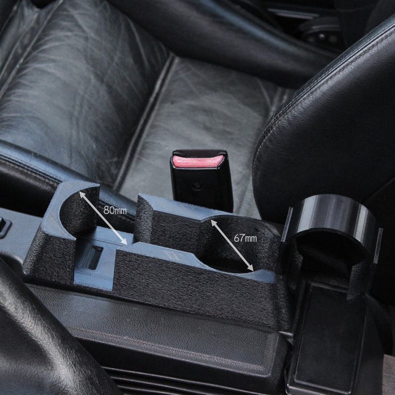 BMW E30 Center Console Cupholder With Hidden Storage Etsy