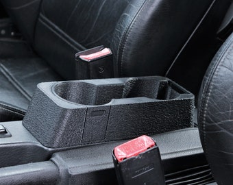 BMW E30 Center Console Cup Holder with Hidden Storage