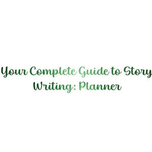 Planificador de escritura de historias - SOLO PLANIFICADOR