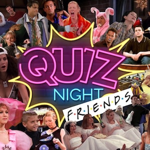 FRIENDS Quiz || FRIENDS Game Night || Birthday Games || Trivia Game || All Ages Game Night || Fun Games || Zoom Game ||Girls Night|| TV Game