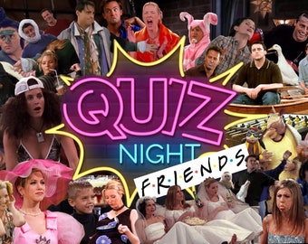 FRIENDS Quiz || FRIENDS Game Night || Birthday Games || Trivia Game || All Ages Game Night || Fun Games || Zoom Game ||Girls Night|| TV Game