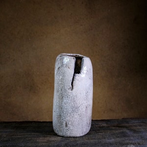 Raku ceramic vase image 1
