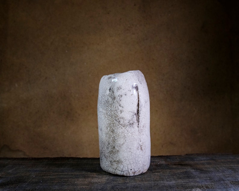 Raku ceramic vase image 4