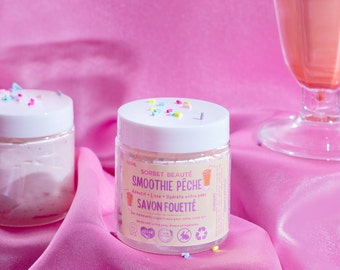 Smoothie pêche Savon Fouetté / Savon fouetté