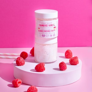 FRAMBOISE ET VANILLE Chantilly de karité / Vegan Beurre Corporel Fouetté