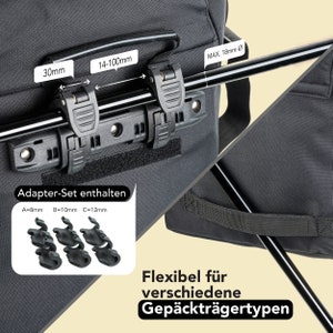 NEU Fahrrad-Kühltasche mit Isolierung: Die ideale 2-in-1-Lösung für Einkäufe und Reisen mit dem Fahrrad Bild 3