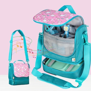 Kinder Tasche, rosa Einhorn, Kindergarten Tasche, auch als Toniebox Aufbewahrung geeignet, Kindergarten-Geschenk | versch. Motive