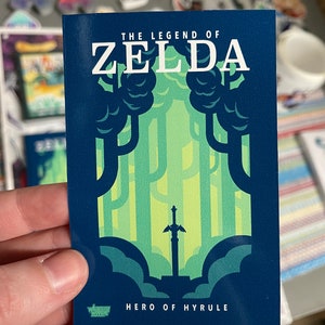 Zelda Vinyl Sticker 2.5x4