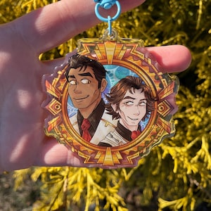 Jayce and Viktor Arcane Acrylic Keychain
