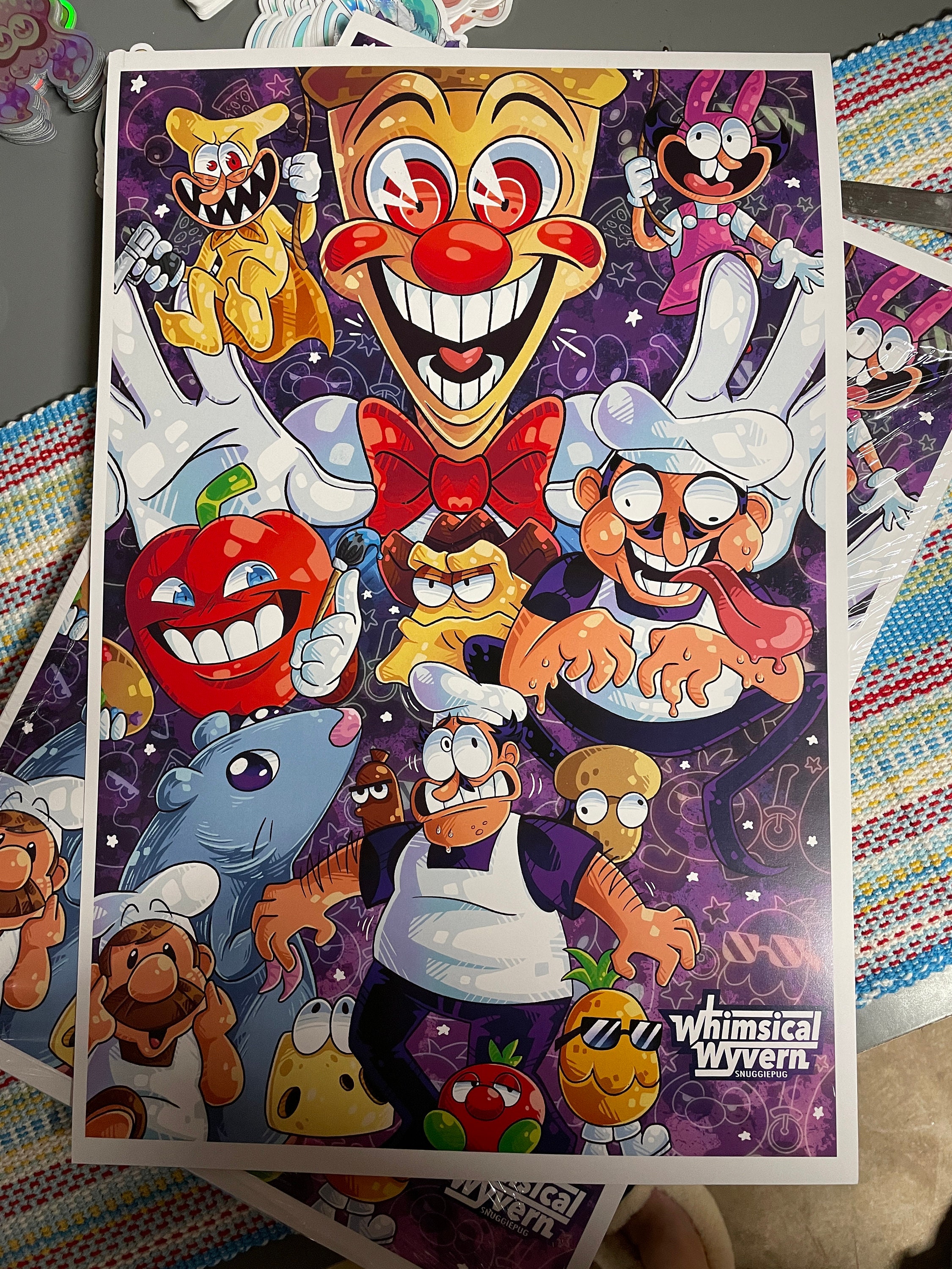 Pizza Tower 12x18 Print - Etsy