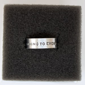 Reneé Rapp Inspired Hand Stamped Rings (everything to Everyone, Snow ...