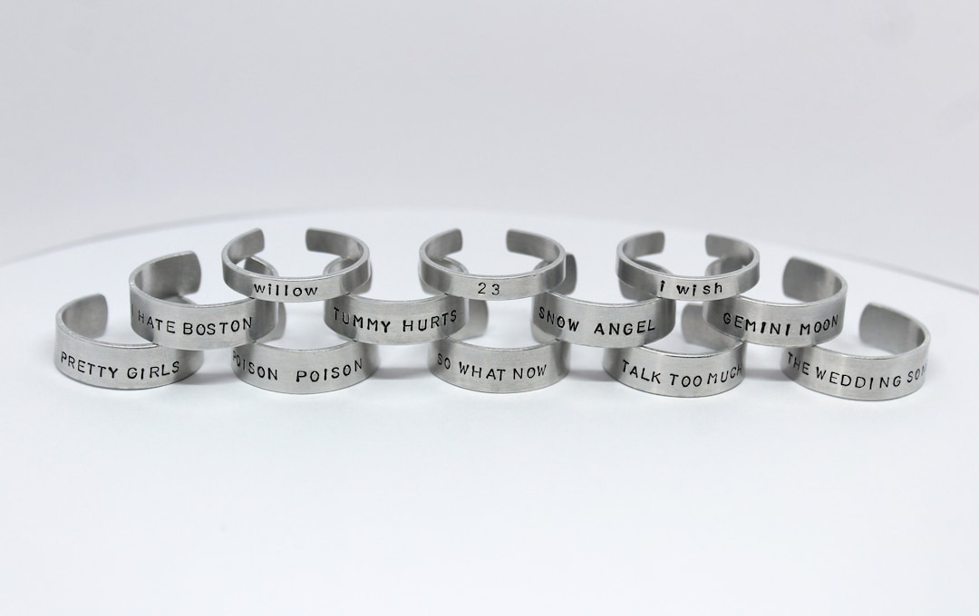 Reneé Rapp Inspired Hand Stamped Rings (everything to Everyone, Snow ...